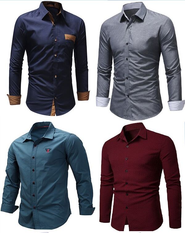 الباترون الخاص بالأقمصة الرجالية (Chemise Homme)